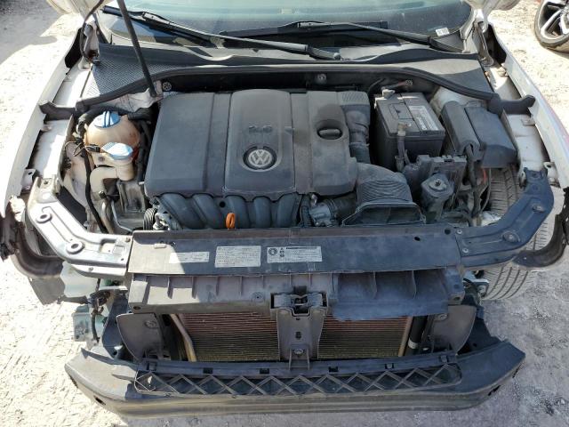 1VWBP7A39DC102808 - 2013 VOLKSWAGEN PASSAT SE WHITE photo 11