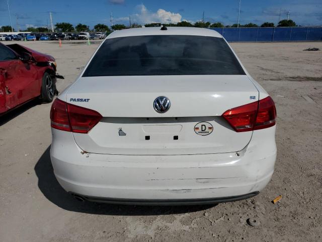1VWBP7A39DC102808 - 2013 VOLKSWAGEN PASSAT SE WHITE photo 6