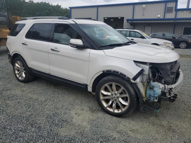 1FM5K7F88DGB68144 - 2013 FORD EXPLORER LIMITED WHITE photo 4