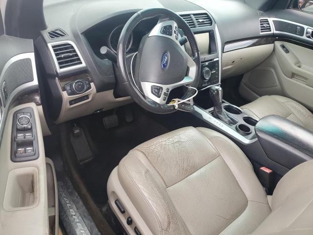 1FM5K7F88DGB68144 - 2013 FORD EXPLORER LIMITED WHITE photo 8