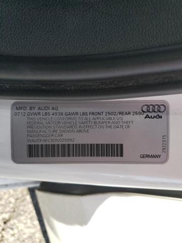 WAUDFAFC5DN029992 - 2013 AUDI A6 PREMIUM PLUS 白色 照片 12