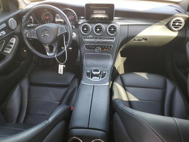 55SWF4KB4HU202608 - 2017 MERCEDES-BENZ C 300 4MATIC BLACK photo 8