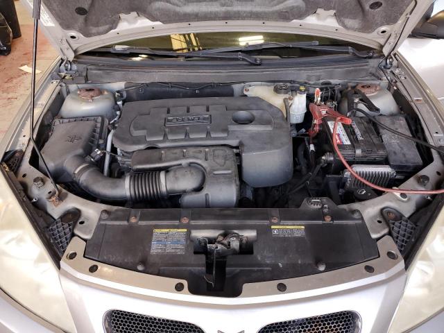 1G2ZG58B874125163 - 2007 PONTIAC G6 BASE SILVER photo 11