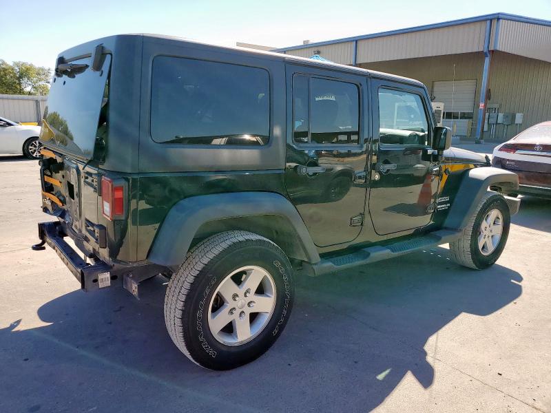 1C4BJWDG7CL231724 - 2012 JEEP WRANGLER U SPORT BLACK photo 3