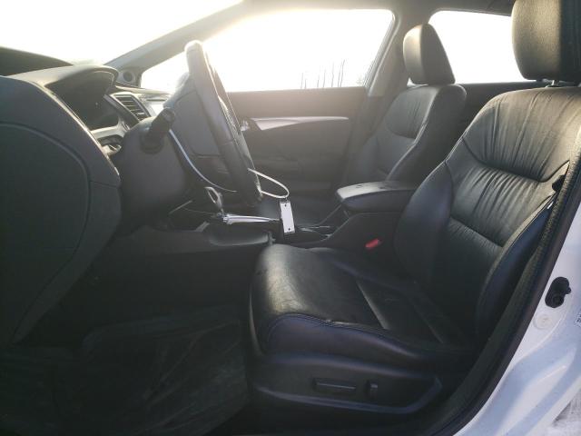 19XFB2F91FE066398 - 2015 HONDA CIVIC EXL თეთრი ფოტო 7