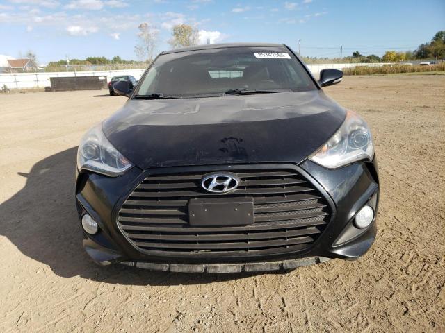 KMHTC6AE9FU217724 - 2015 HYUNDAI VELOSTER TURBO BLACK photo 5