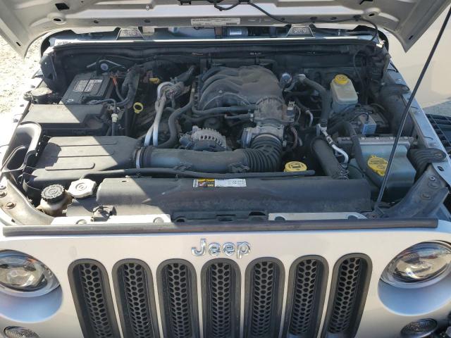 1C4BJWDG6CL281787 - 2012 JEEP WRANGLER U SPORT Сріблястий фото 11