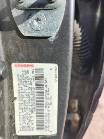 JTDBE32K220023762 - 2002 TOYOTA CAMRY LE 灰色 照片 12