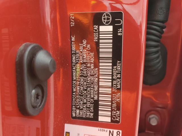 NMTKHMBX9NR142014 - 2022 TOYOTA C-HR XLE 红色 照片 13