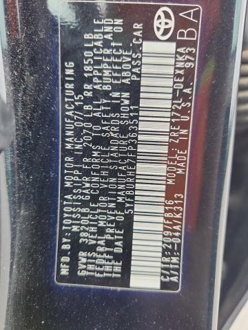 5YFBURHE7FP363511 - 2015 TOYOTA COROLLA L BLACK photo 12