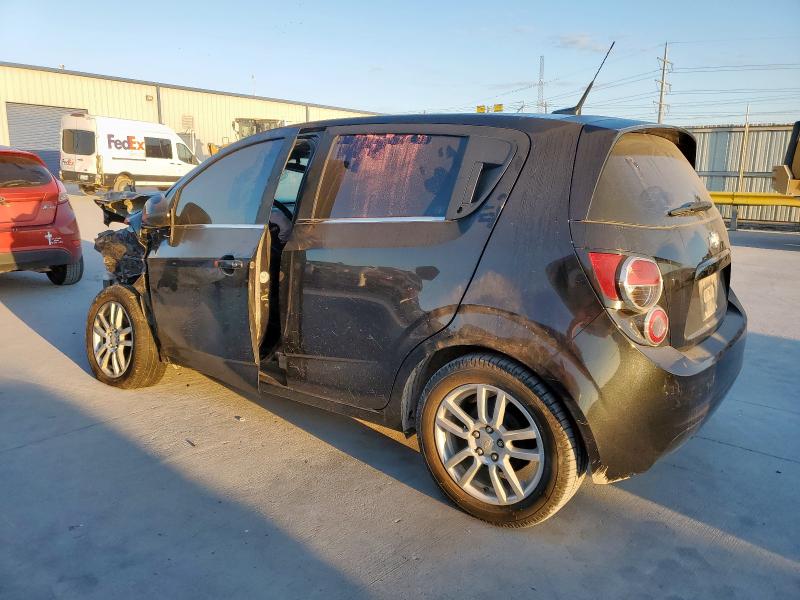 1G1JC6SH5D4228455 - 2013 CHEVROLET SONIC LT BLACK photo 2