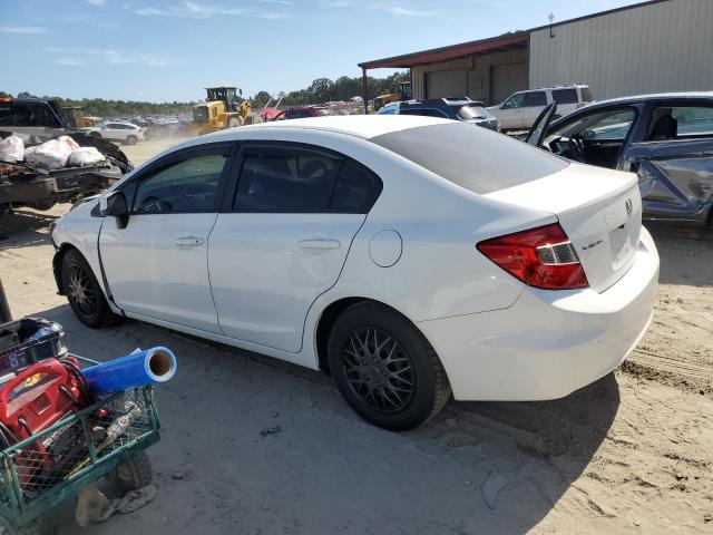 2HGFB2F58CH331736 - 2012 HONDA CIVIC LX WHITE photo 2