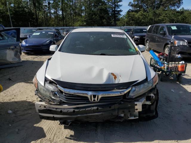 2HGFB2F58CH331736 - 2012 HONDA CIVIC LX WHITE photo 5