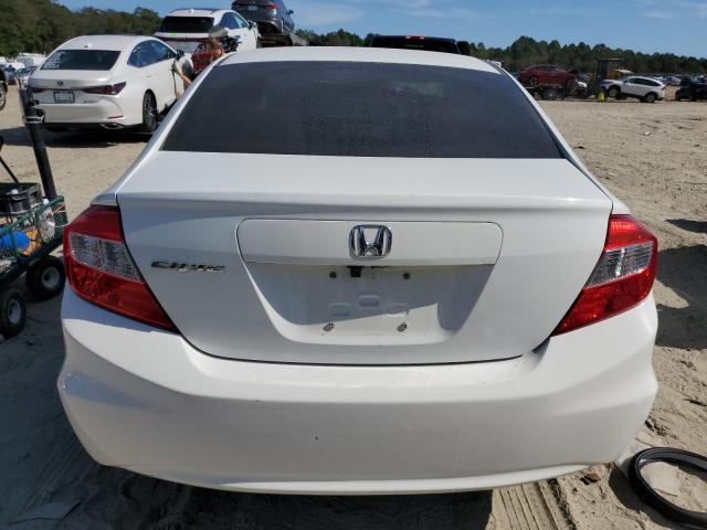 2HGFB2F58CH331736 - 2012 HONDA CIVIC LX WHITE photo 6