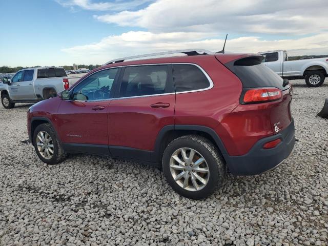 1C4PJMDB7GW206292 - 2016 JEEP CHEROKEE LIMITED RED photo 2