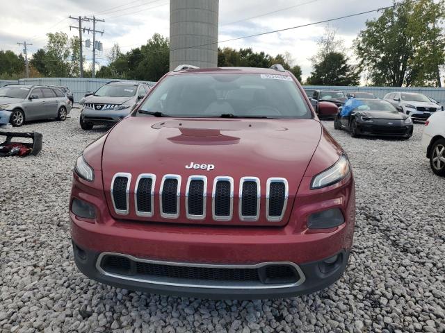 1C4PJMDB7GW206292 - 2016 JEEP CHEROKEE LIMITED RED photo 5