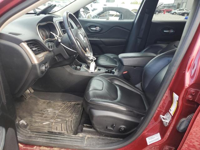 1C4PJMDB7GW206292 - 2016 JEEP CHEROKEE LIMITED RED photo 7