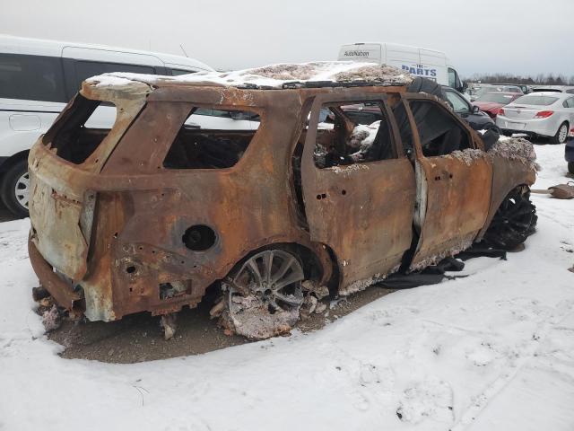 1FM5K7D89HGB79646 - 2017 FORD EXPLORER XLT დამწვარი ფოტო 3