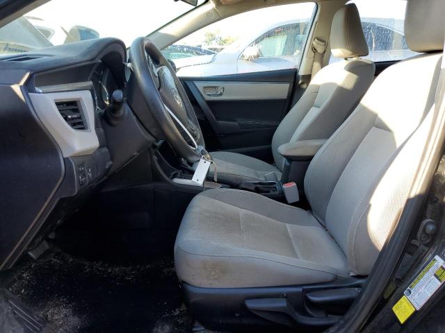 2T1BURHE0FC372938 - 2015 TOYOTA COROLLA L BLACK photo 7