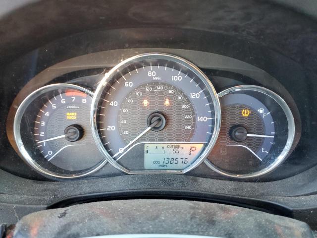 2T1BURHE0FC372938 - 2015 TOYOTA COROLLA L BLACK photo 9