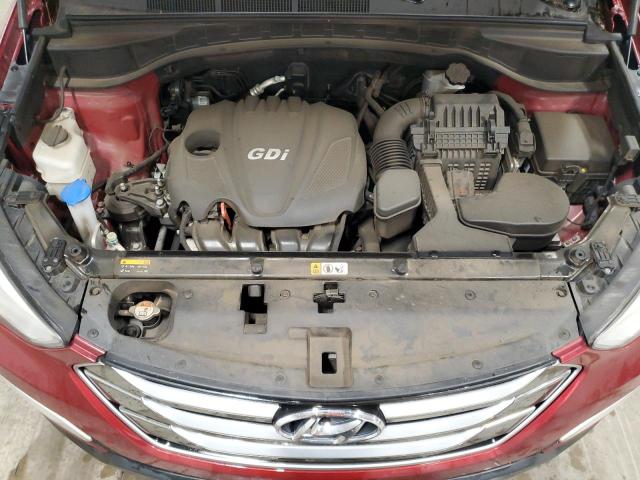 5XYZU3LB3GG333226 - 2016 HYUNDAI SANTA FE S RED photo 12