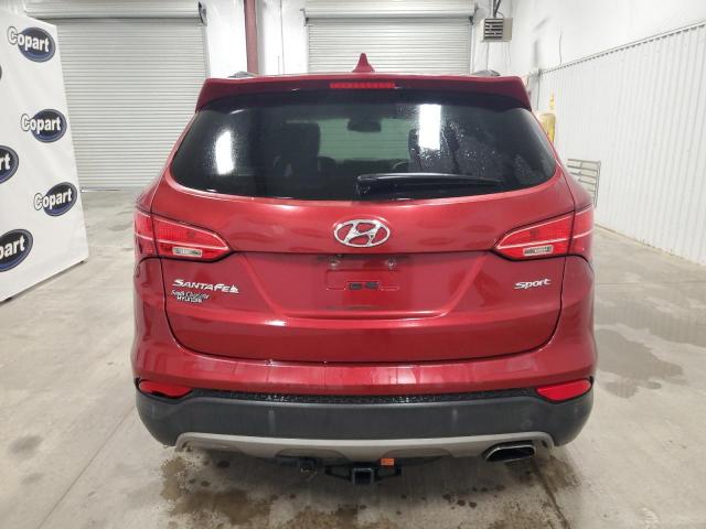 5XYZU3LB3GG333226 - 2016 HYUNDAI SANTA FE S RED photo 6