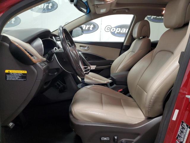 5XYZU3LB3GG333226 - 2016 HYUNDAI SANTA FE S RED photo 7