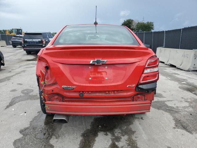 1G1JD5SB2K4137367 - 2019 CHEVROLET SONIC LT Kırmızı fotoğraf 6