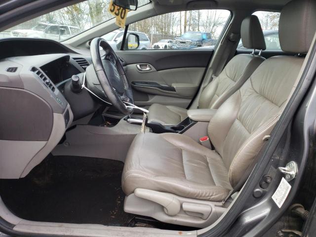 19XFB2F98CE317140 - 2012 HONDA CIVIC EXL ნაცრისფერი ფოტო 7