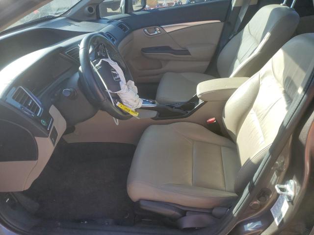2HGFB2F97DH549462 - 2013 HONDA CIVIC EXL ყავისფერი ფოტო 7