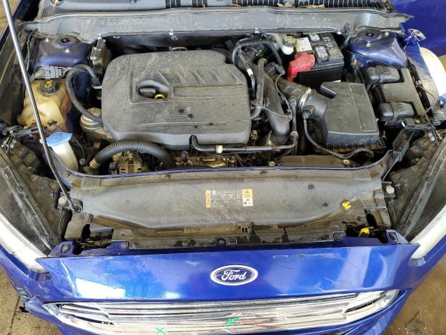 1FA6P0HD5E5383625 - 2014 FORD FUSION SE ლურჯი ფოტო 11