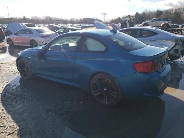 WBS1J5C59JVD37658 - 2018 BMW M2 BLUE photo 2