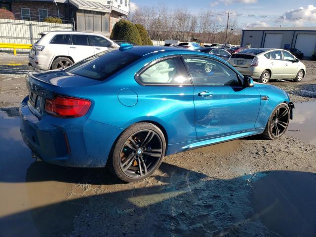 WBS1J5C59JVD37658 - 2018 BMW M2 BLUE photo 3