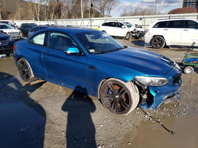 WBS1J5C59JVD37658 - 2018 BMW M2 BLUE photo 4
