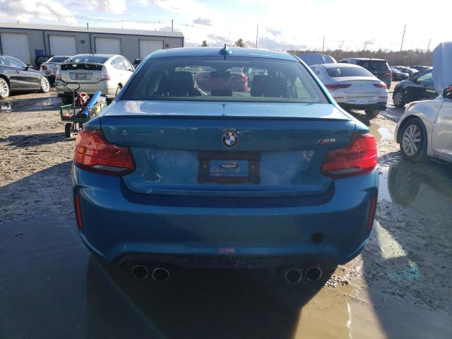 WBS1J5C59JVD37658 - 2018 BMW M2 BLUE photo 6