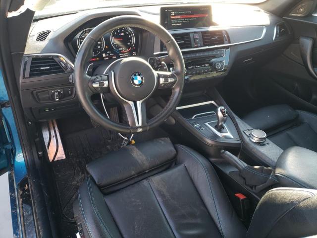 WBS1J5C59JVD37658 - 2018 BMW M2 BLUE photo 8