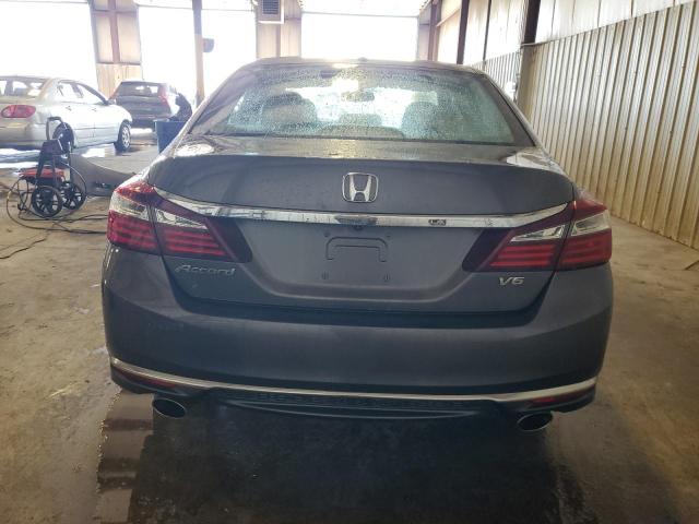 1HGCR3F88HA006072 - 2017 HONDA ACCORD EXL GRAY photo 6