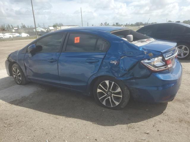 19XFB2F86EE211764 - 2014 HONDA CIVIC EX BLUE photo 2