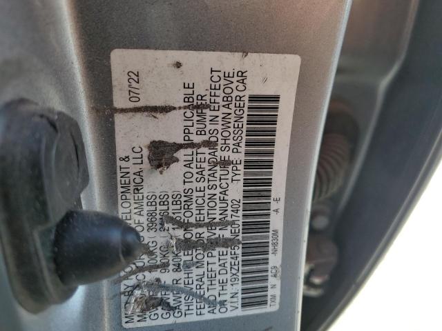 19XZE4F52NE017402 - 2022 HONDA INSIGHT EX SILVER photo 13