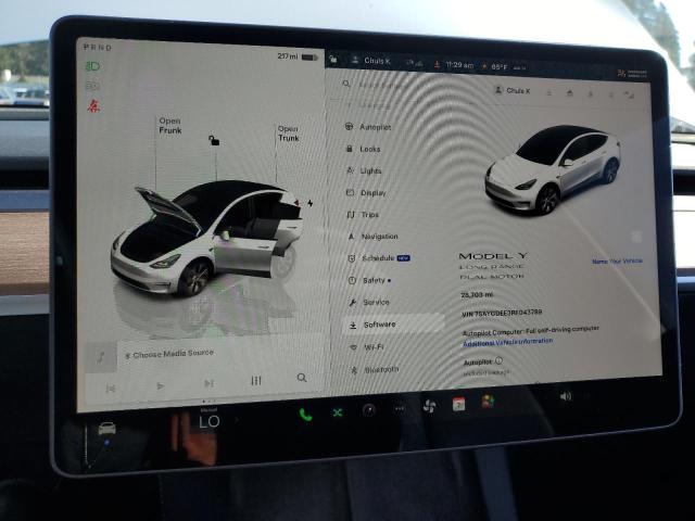 7SAYGDEE3RF043789 - 2024 TESLA MODEL Y Ağ foto 9