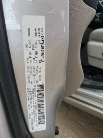 2C4RC1CG5CR134834 - 2012 CHRYSLER TOWN & COU TOURING L SILVER photo 12