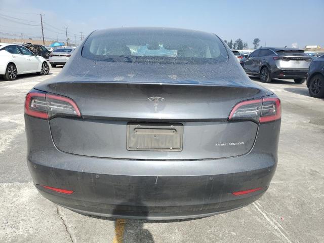 5YJ3E1EB2NF210588 - 2022 TESLA MODEL 3 Сұр фото 6