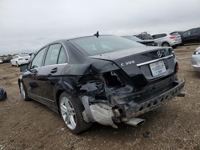 WDDGF8AB9DA807313 - 2013 MERCEDES-BENZ C 300 4MATIC BLACK photo 2