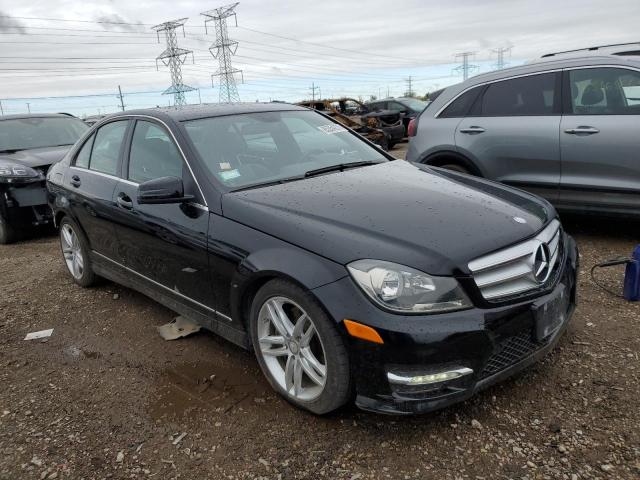 WDDGF8AB9DA807313 - 2013 MERCEDES-BENZ C 300 4MATIC BLACK photo 4