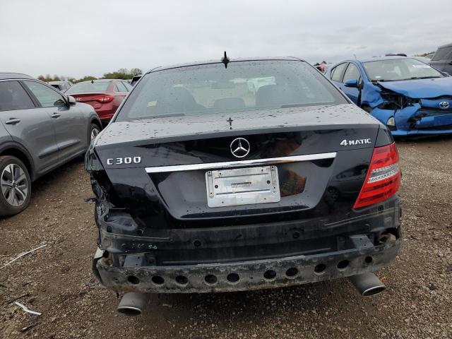 WDDGF8AB9DA807313 - 2013 MERCEDES-BENZ C 300 4MATIC BLACK photo 6