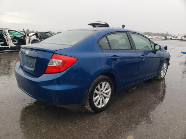 2HGFB2F87CH503068 - 2012 HONDA CIVIC EX BLUE photo 3