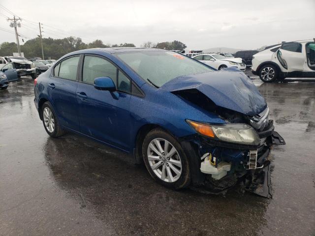 2HGFB2F87CH503068 - 2012 HONDA CIVIC EX BLUE photo 4