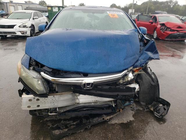2HGFB2F87CH503068 - 2012 HONDA CIVIC EX BLUE photo 5