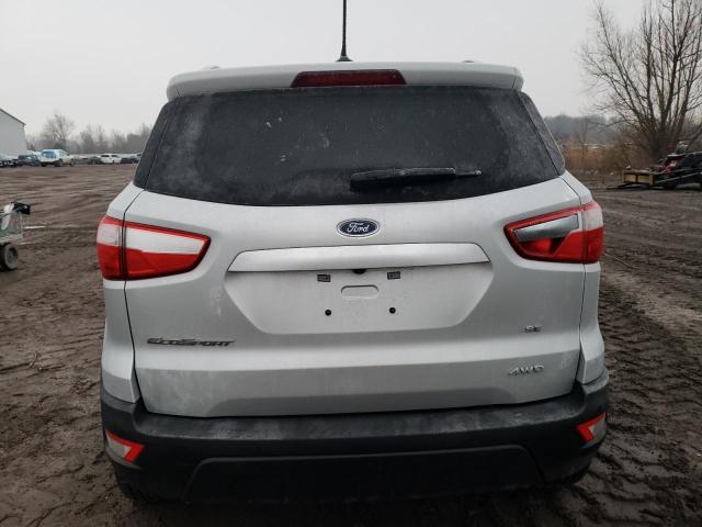 MAJ6S3GL3NC471819 - 2022 FORD ECOSPORT SE ვერცხლისფერი ფოტო 6