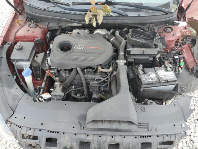 5NPE34AB3JH621175 - 2018 HYUNDAI SONATA SPORT Қызыл фото 11